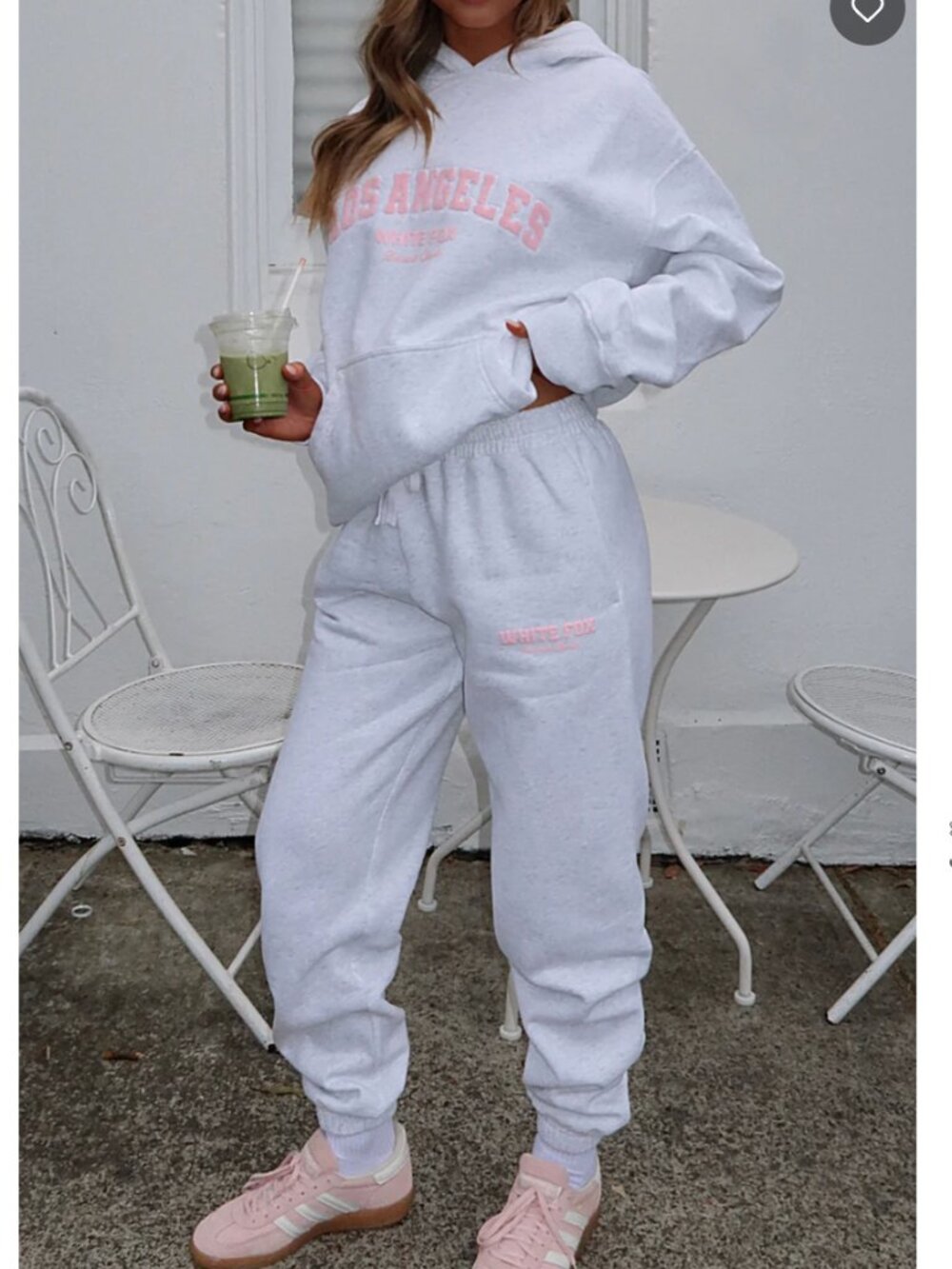 White Fox Boutique Decade Classics Sweatpants GREY SZ M